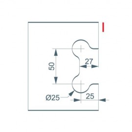 S1130 Suporte para basculante e pivotante com pino Safira  