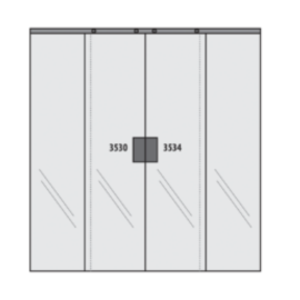 AL KIT09 SLIM  PORTA L.BLINDEX V/V 