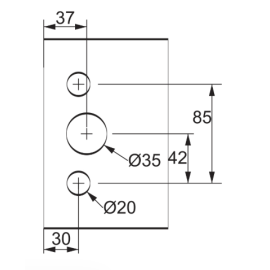 AL KIT09 SLIM  PORTA L.BLINDEX V/V 