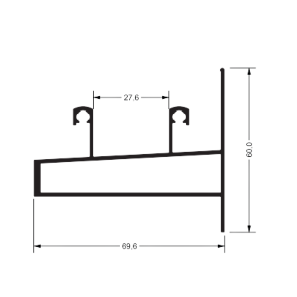 90006 - TRILHO INTERMED 90006 - TRILHO INTERMED